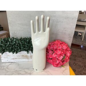 Glove Mold Porcelain Hand Hall China Company 1987 Porcelain display  vintage